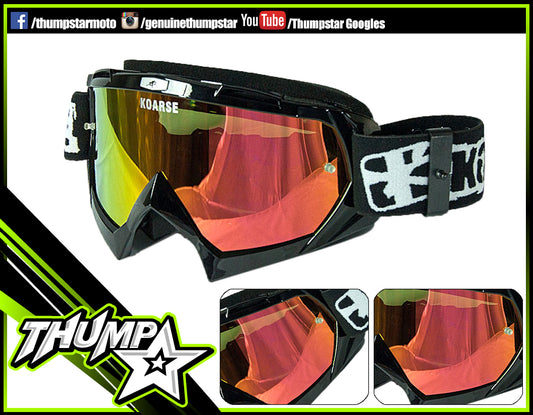 Goggles - KOARSE MX5 - Black/  GO